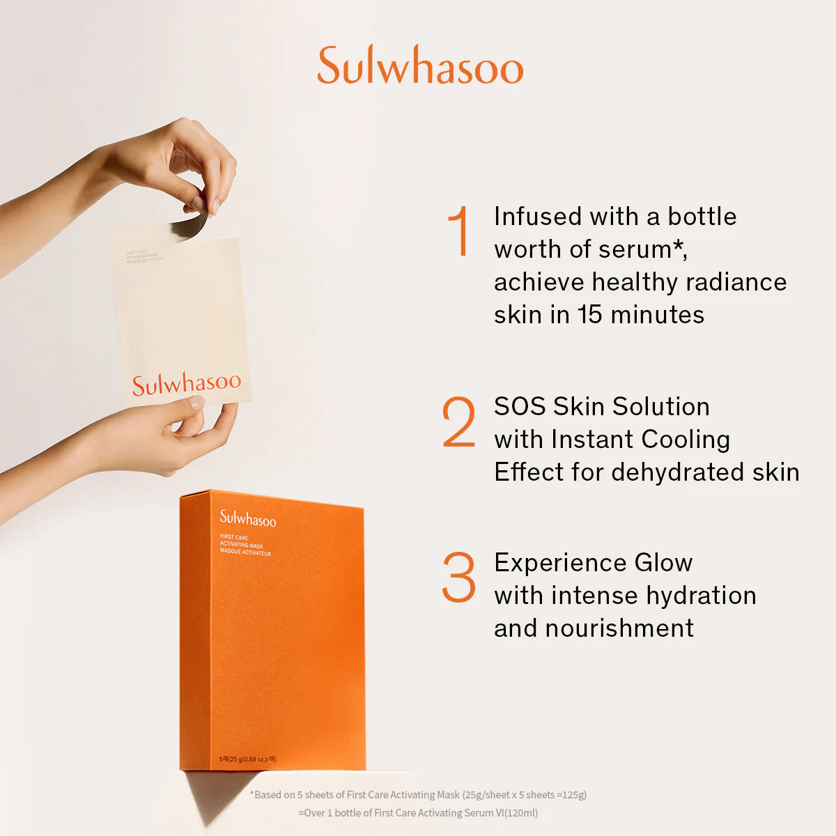 Sulwhasoo First Care Activating Mask (1 sheet/25g) - Best Buy World Singapore