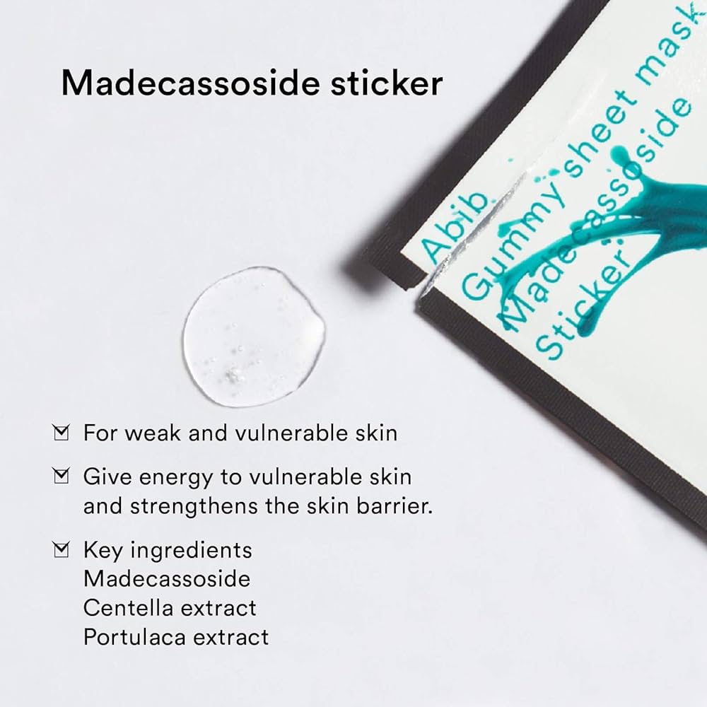 Abib Gummy Sheet Mask - Madecassoside Sticker - Best Buy World Singapore