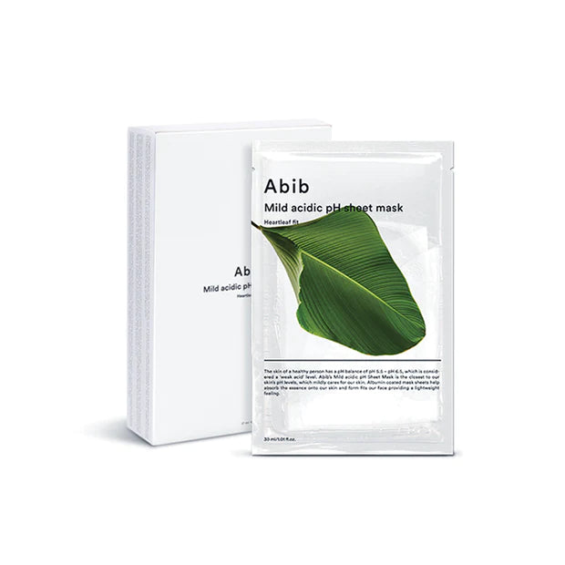 Abib Mild Acidic pH Sheet Mask - Heartleaf Fit - Best Buy World Singapore