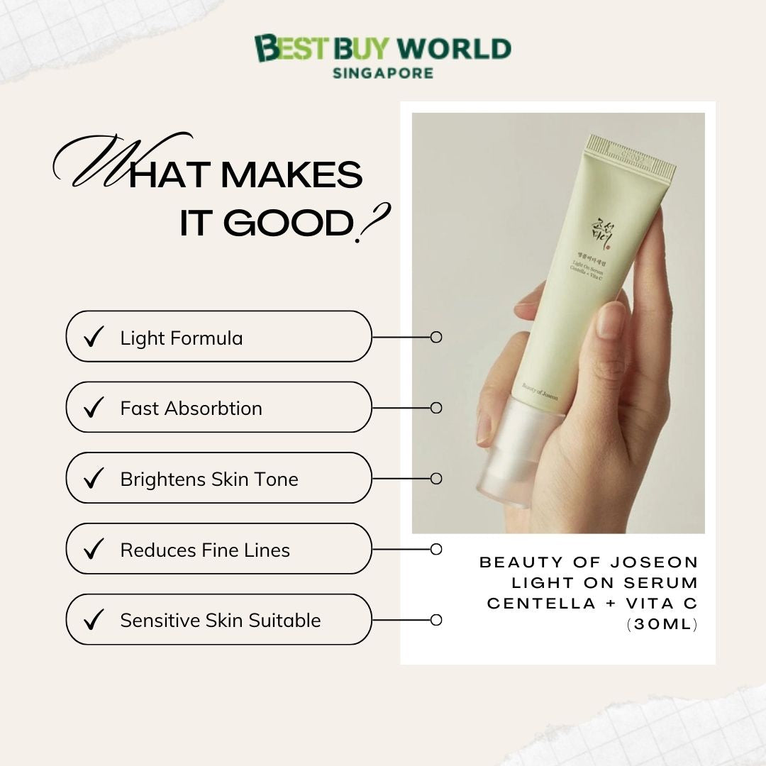 Beauty Of Joseon Light On Serum Centella + Vita C (30ml) - Best Buy World Singapore