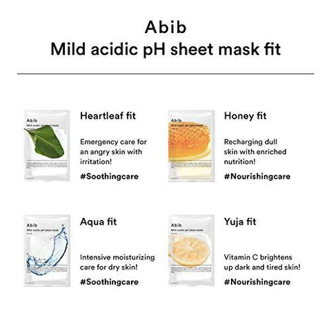 Abib Mild Acidic pH Sheet Mask - Aqua Fit - Best Buy World Singapore
