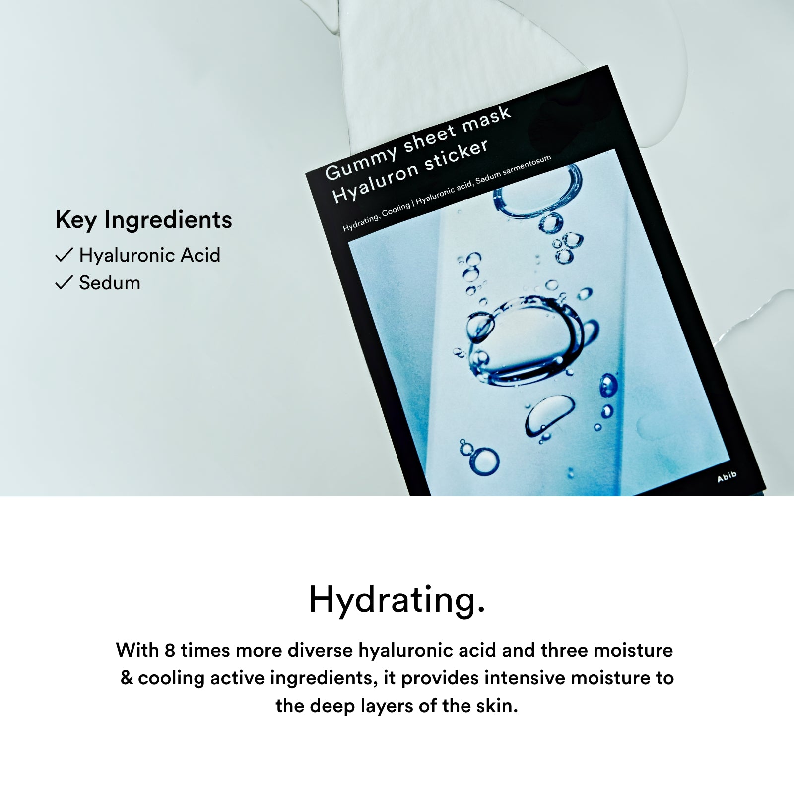 Abib Gummy Sheet Mask - Hyaluron Sticker - Best Buy World Singapore
