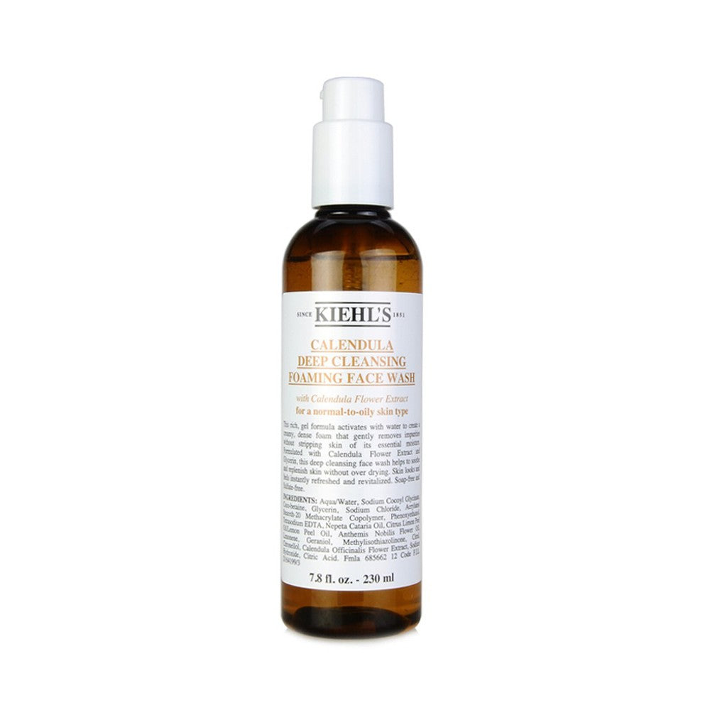 Kiehl's Calendula Deep Cleansing Foaming Face Wash (230ml) Exp: Oct 2025 - Best Buy World Singapore