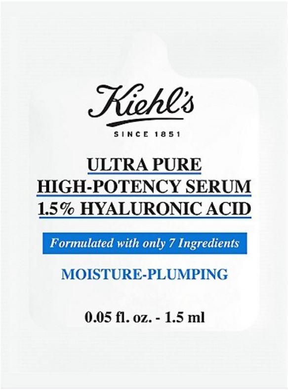 Kiehl's Ultra Pure High-Potency Serum 1.5% Hyaluronic Acid - 1.5ml (Sachet) - Best Buy World Singapore