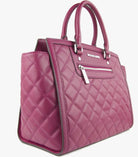 Michael Kors Selma Zip Quilt Large Bag - Deep Pink - Best Buy World Singapore