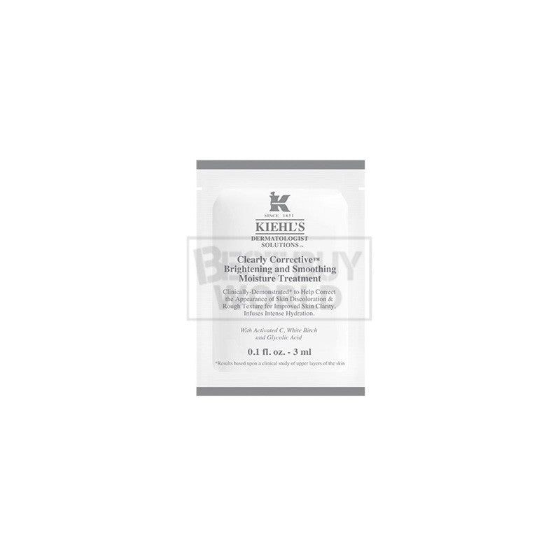 Kiehl's Clearly Corrective Brightening And Smoothing Moisture Treatment [Sachet] (3ml) - Best Buy World Singapore