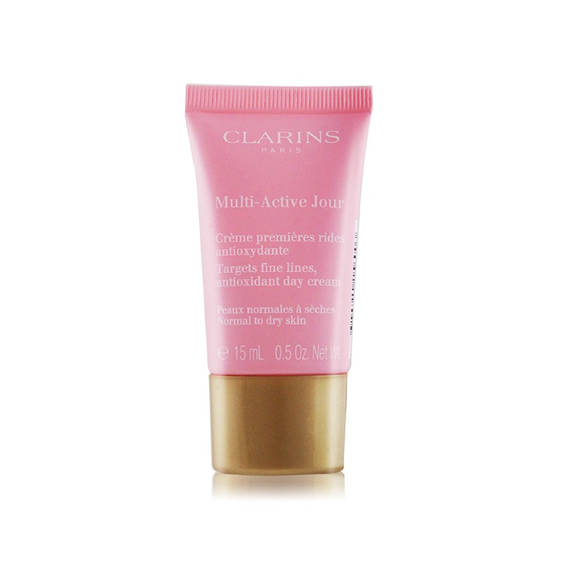 CLARINS Multi Active Jour Targets Fine Lines Antioxidant Day Cream For Normal To Dry Skin(15ml) Exp: Jun2025 - Best Buy World Singapore