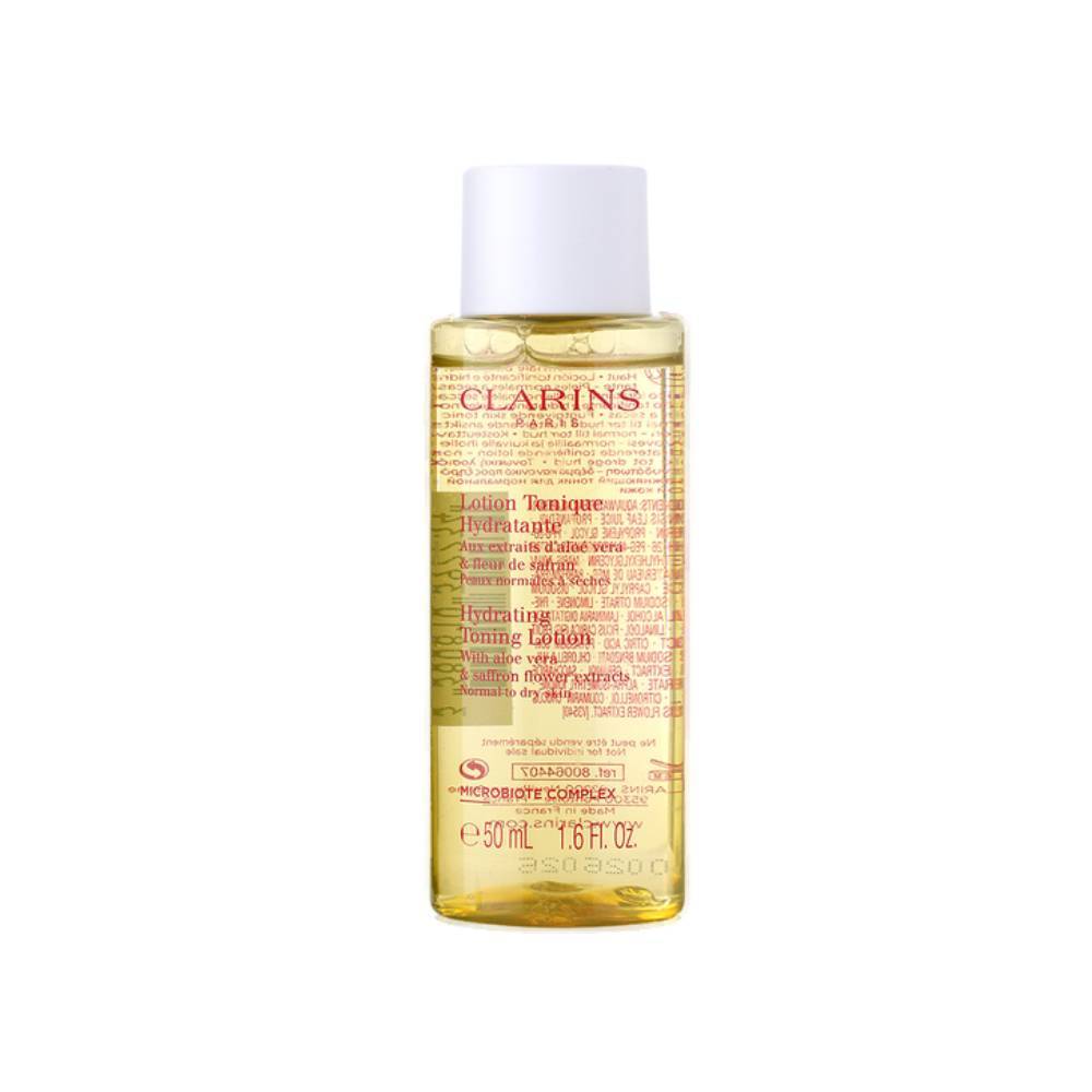 Clarins Hydrating Toning Lotion with Aloe Vera & Saffron Flower Extracts for Normal to Dry Skin (50ml) - Best Buy World Singapore