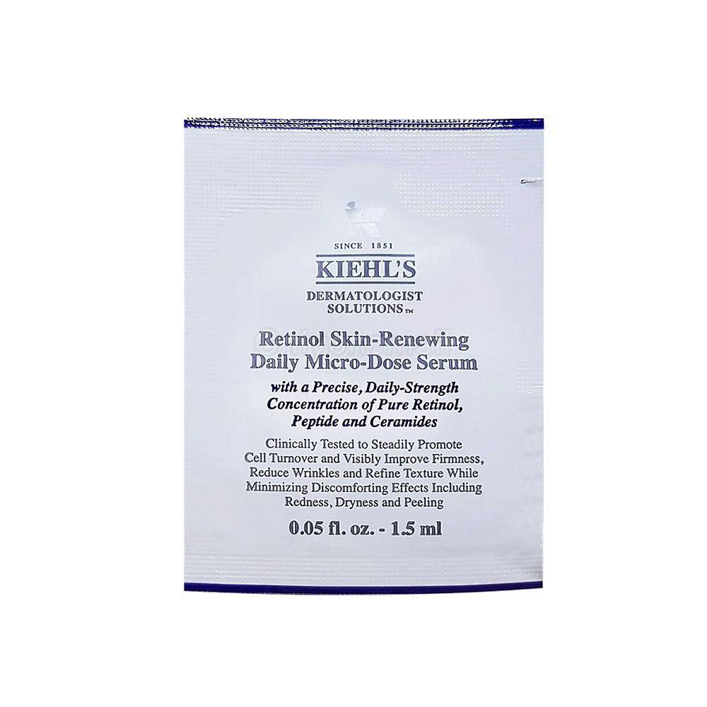 Kiehl's Retinol Skin-Renewing Daily Micro-Dose Serum Sachet (1.5ml) - Best Buy World Singapore