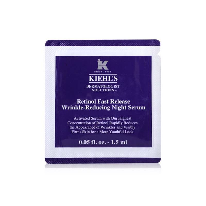 Kiehl's Retinol Fast Release Wrinkle-Reducing Night Serum [Sachet](1.5ml) - Best Buy World Singapore